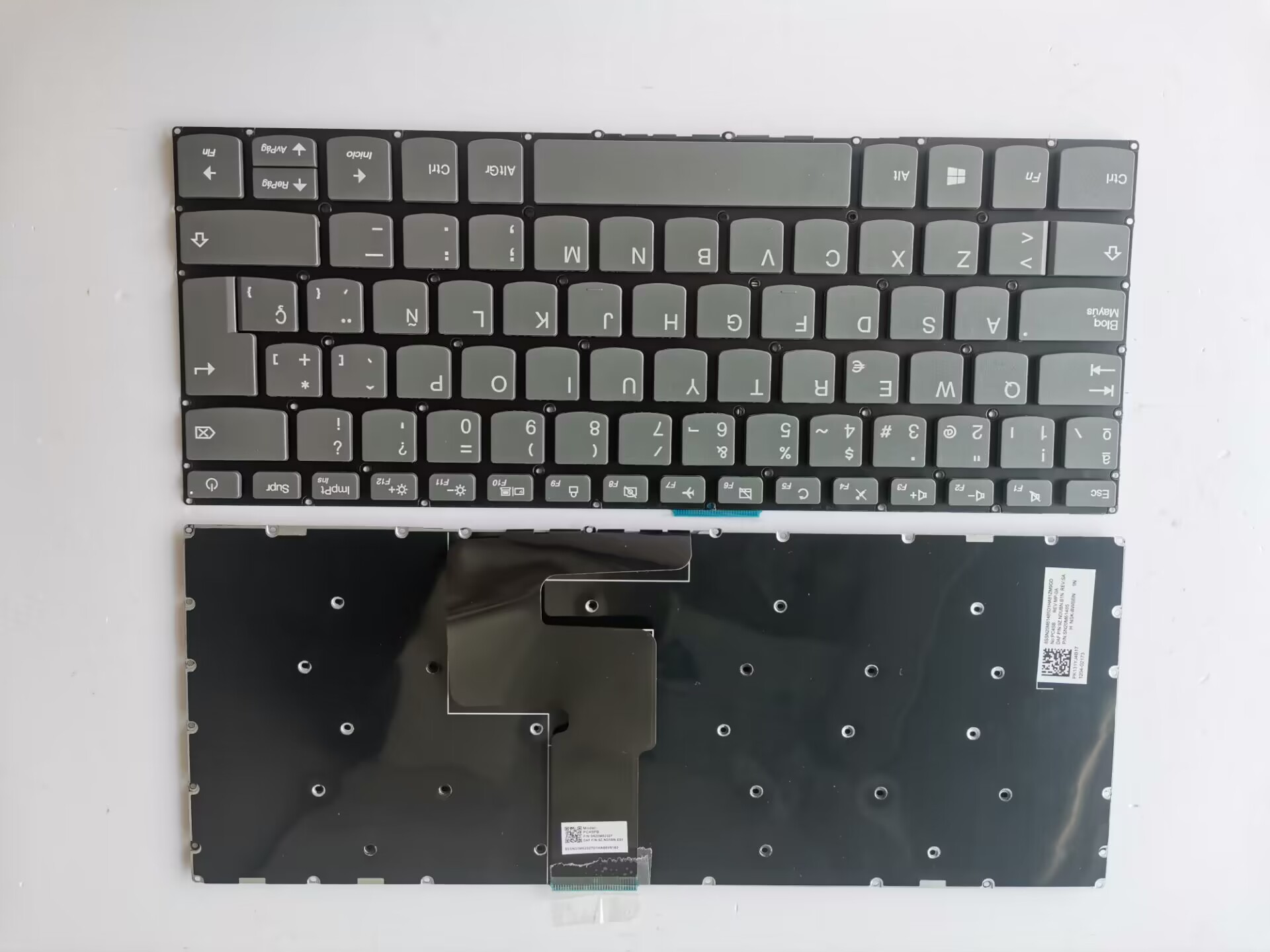 Picture of New Replacement Laptop Keyboard For LENOVO 320-14 with switch and power light Grey (OEM) SP Layout